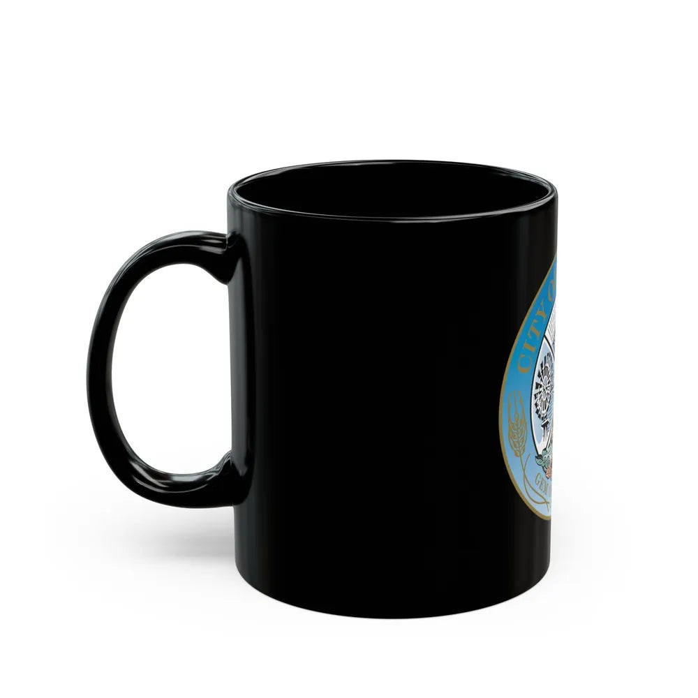 Seal of the City of Murrieta - Black Coffee Mug-Go Mug Yourself