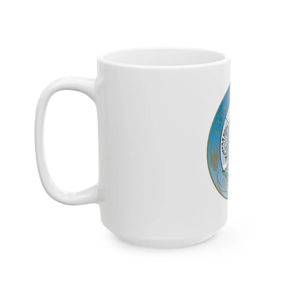 Seal of the City of Murrieta - White Coffee Mug-Go Mug Yourself