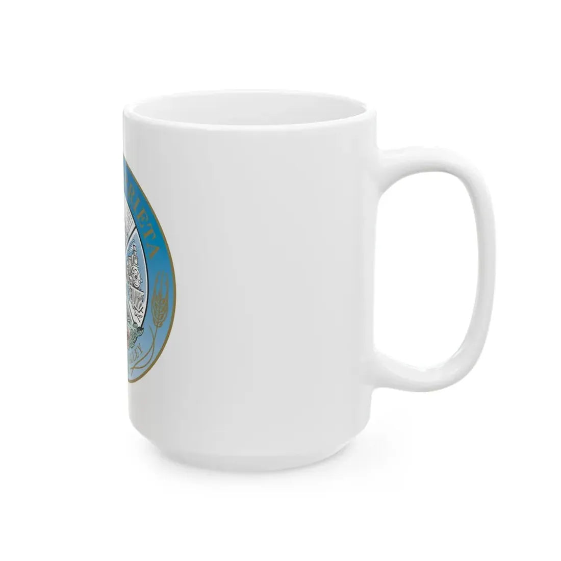 Seal of the City of Murrieta - White Coffee Mug - Go Mug Yourself