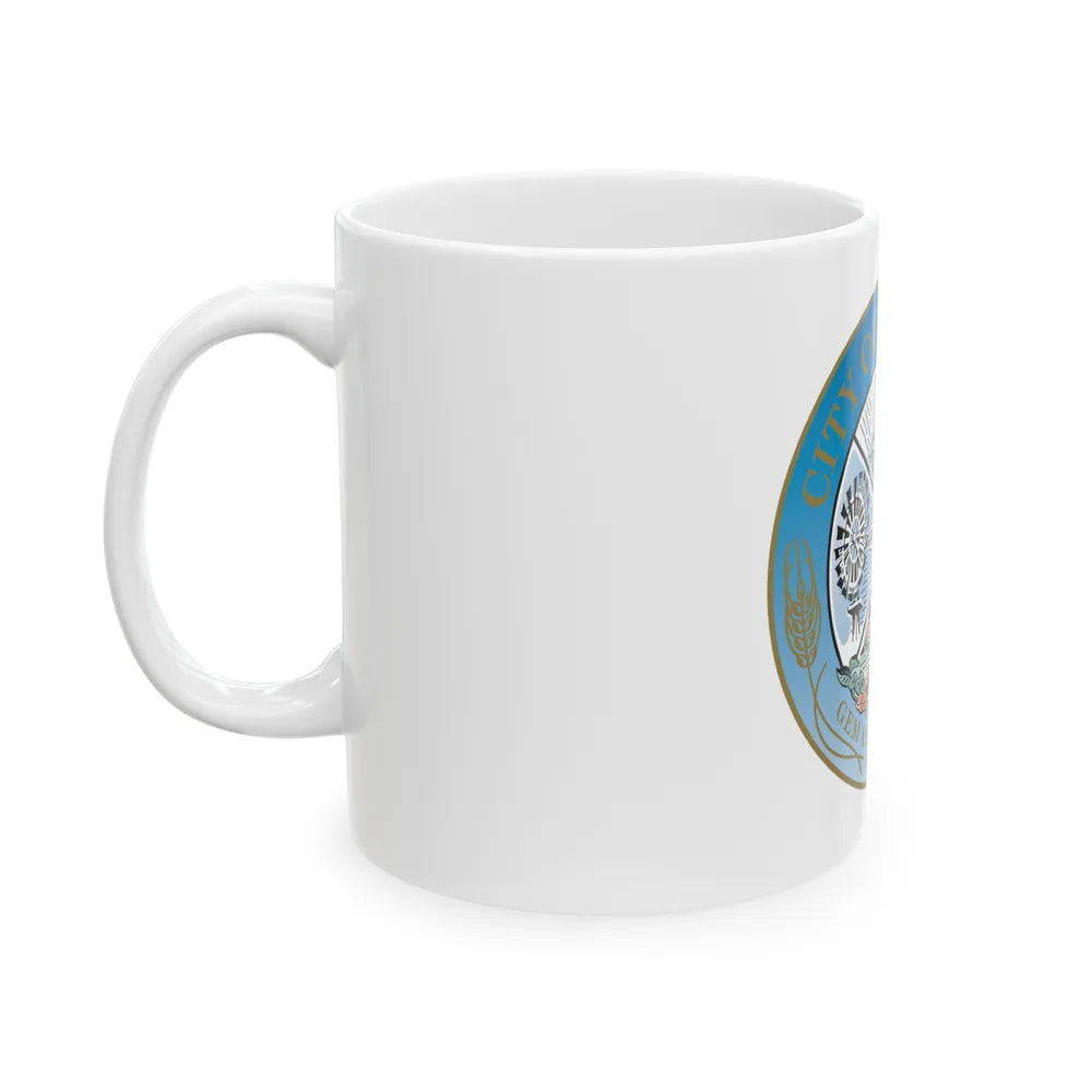 Seal of the City of Murrieta - White Coffee Mug-Go Mug Yourself