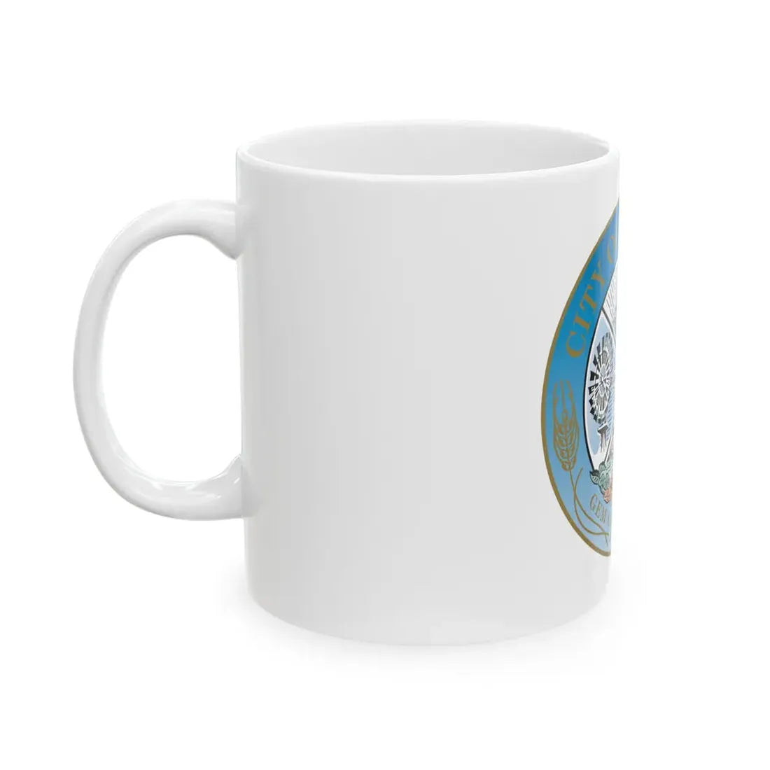 Seal of the City of Murrieta - White Coffee Mug - Go Mug Yourself