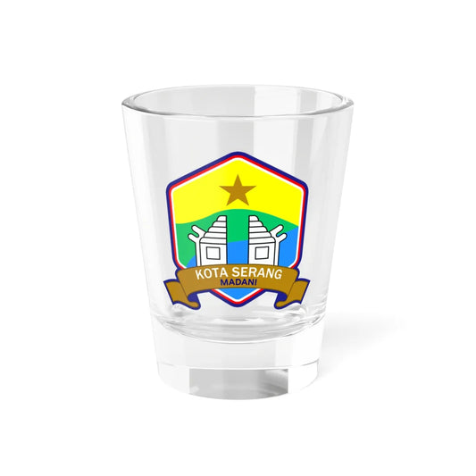 Seal of the City of Serang (Indonesia) (Coat of Arms) Shot Glass 1.5oz 1.5oz - Go Mug Yourself