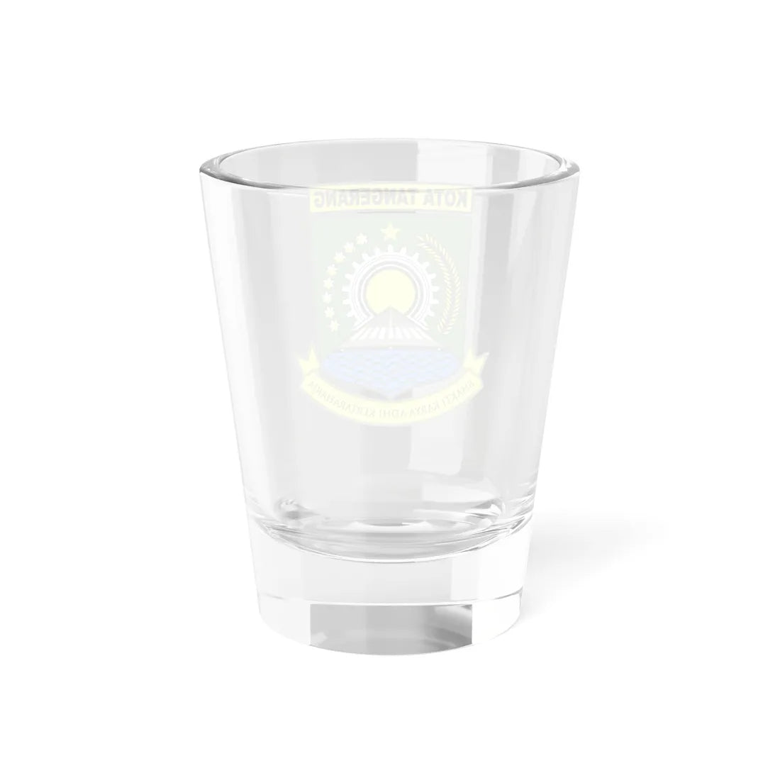 Seal of the City of Tangerang (Indonesia) (Coat of Arms) Shot Glass 1.5oz - Go Mug Yourself