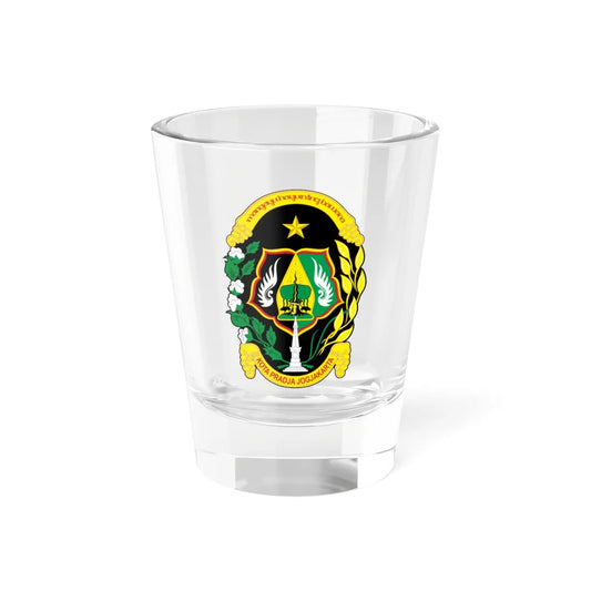 Seal of the City of Yogyakarta (Indonesia) (Coat of Arms) Shot Glass 1.5oz 1.5oz - Go Mug Yourself