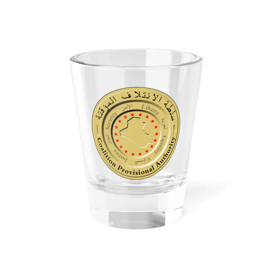 Seal of the Coalition Provisional Authority of Iraq (Iraq) (Coat of Arms) Shot Glass 1.5oz 1.5oz - Go Mug Yourself