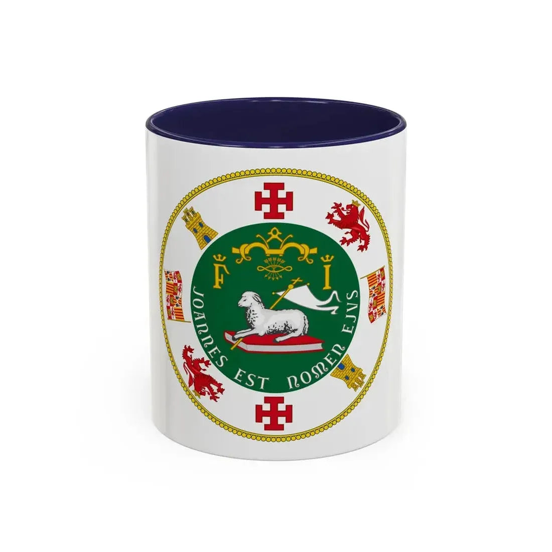 Seal of the Commonwealth of Puerto Rico - Accent Coffee Mug 11oz Navy - Go Mug Yourself