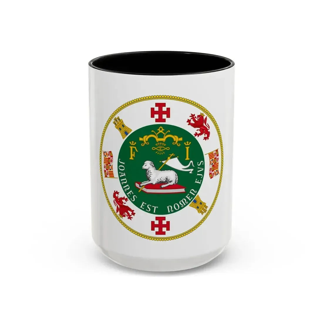 Seal of the Commonwealth of Puerto Rico - Accent Coffee Mug 15oz Black - Go Mug Yourself