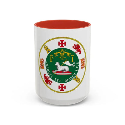 Seal of the Commonwealth of Puerto Rico - Accent Coffee Mug 15oz Red - Go Mug Yourself