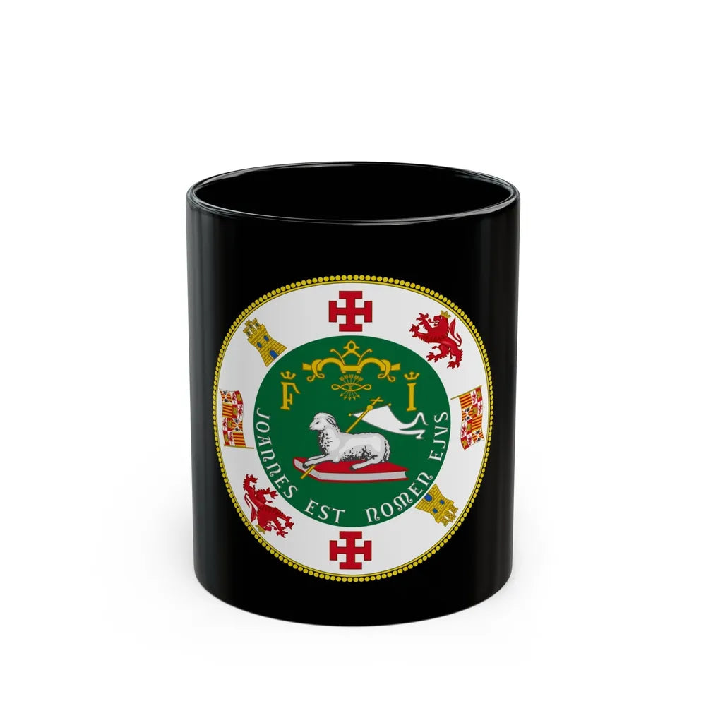 Seal of the Commonwealth of Puerto Rico - Black Coffee Mug-11oz-Go Mug Yourself