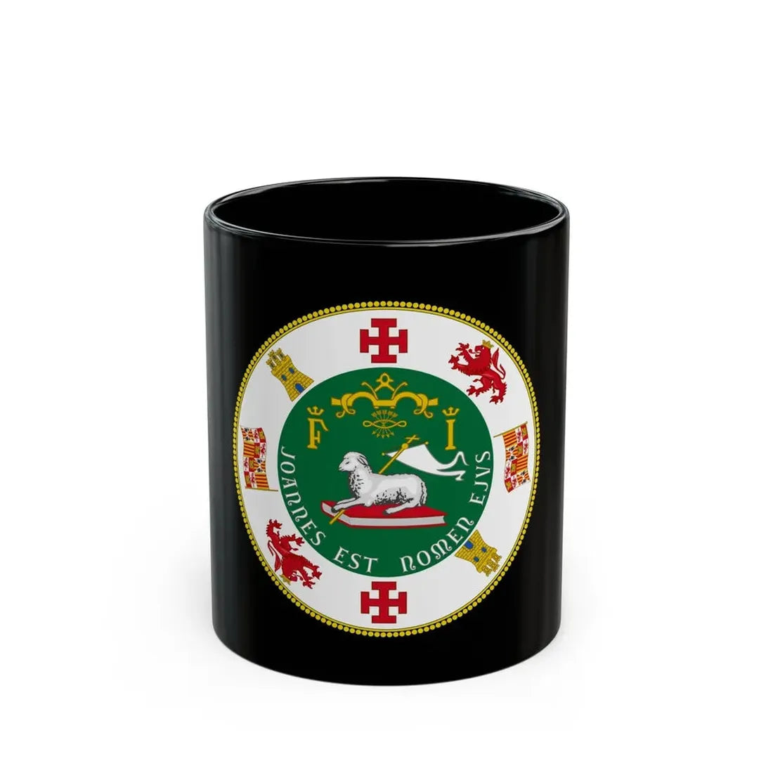 Seal of the Commonwealth of Puerto Rico - Black Coffee Mug 11oz - Go Mug Yourself