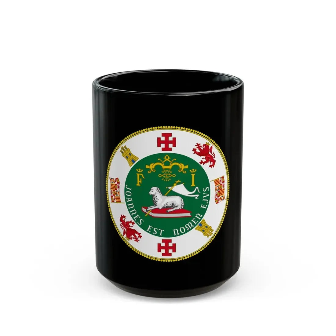 Seal of the Commonwealth of Puerto Rico - Black Coffee Mug 15oz - Go Mug Yourself