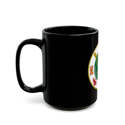 Seal of the Commonwealth of Puerto Rico - Black Coffee Mug-Go Mug Yourself