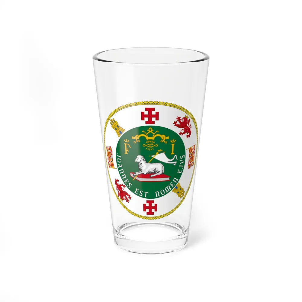 Seal of the Commonwealth of Puerto Rico - Pint Glass 16oz-16oz-Go Mug Yourself