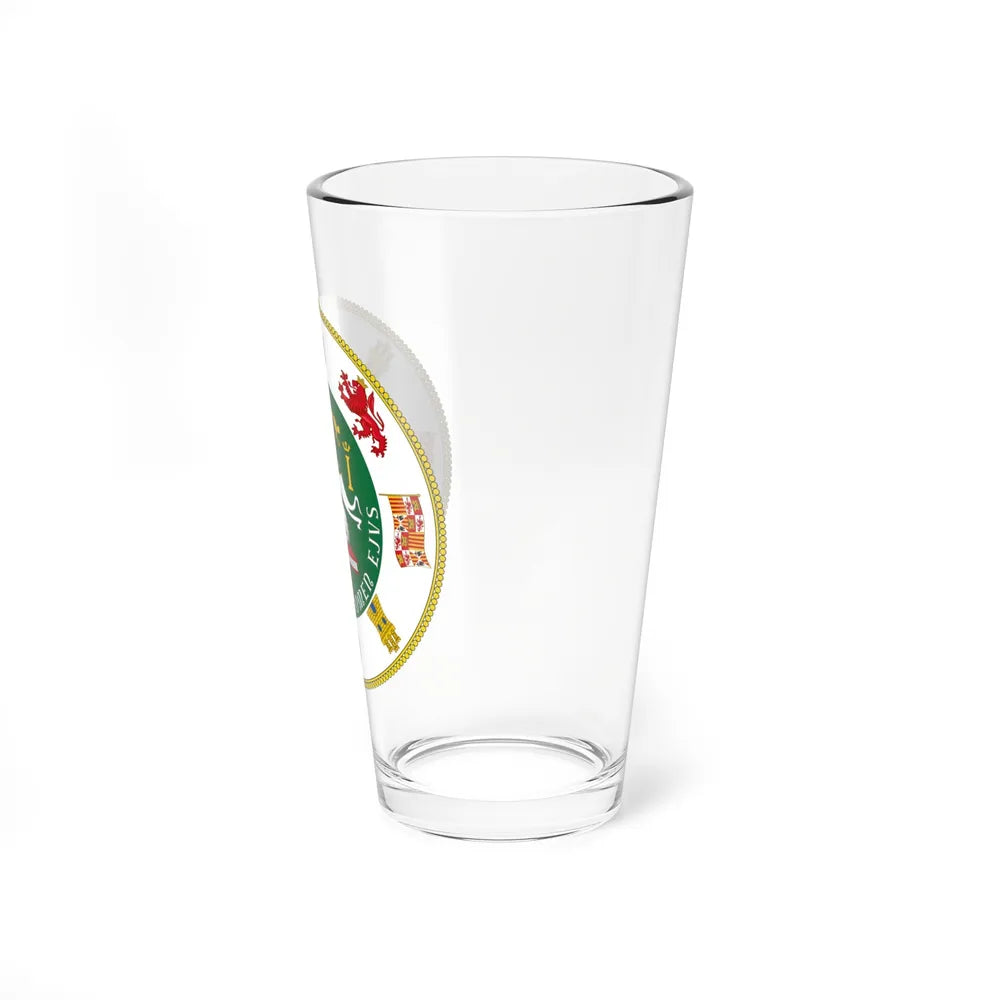 Seal of the Commonwealth of Puerto Rico - Pint Glass 16oz-Go Mug Yourself