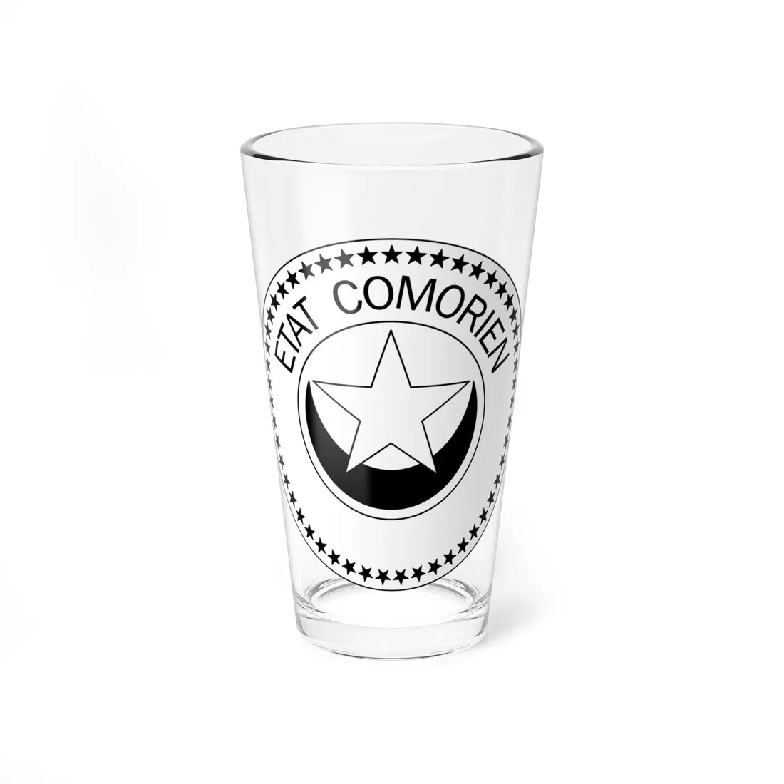 Seal of the Comoros 1975-1978 (Comoros) (Coat of Arms) Pint Glass 16oz 16oz - Go Mug Yourself