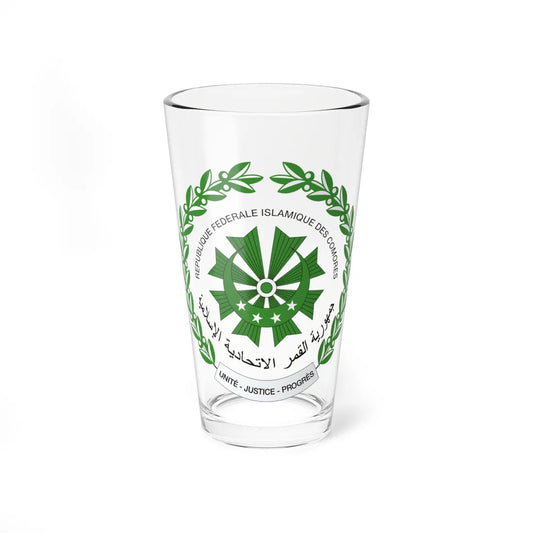 Seal of the Comoros 1978-2016 (Comoros) (Coat of Arms) Pint Glass 16oz 16oz - Go Mug Yourself
