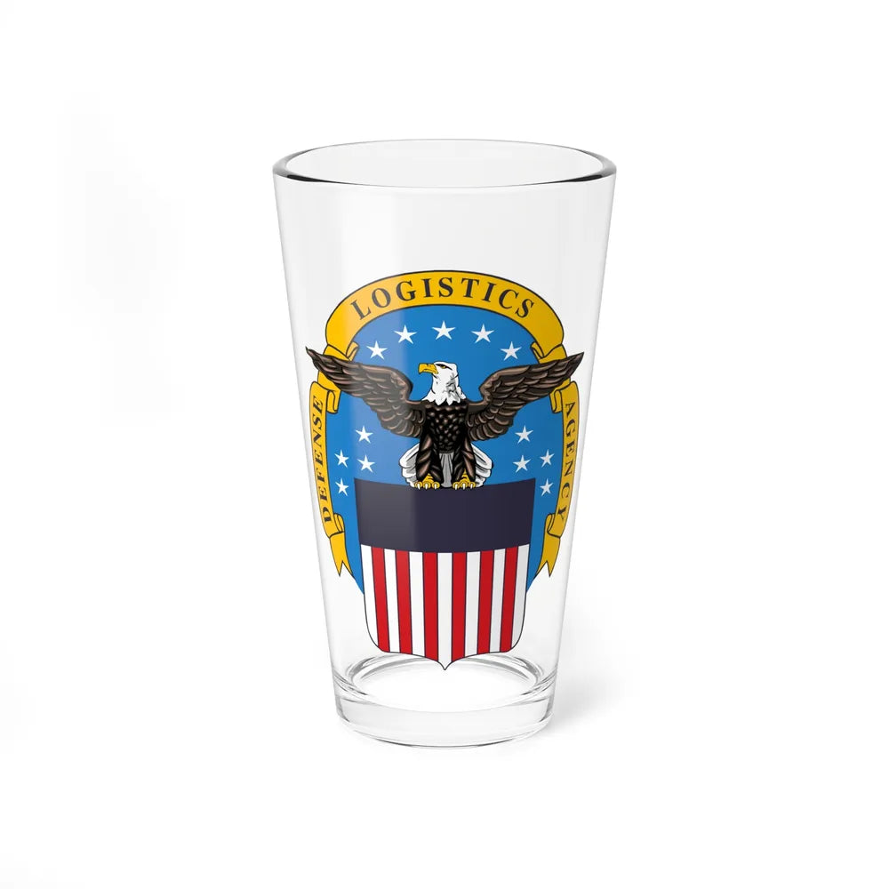 Seal of the Defense Logistics Agency - Pint Glass 16oz-16oz-Go Mug Yourself