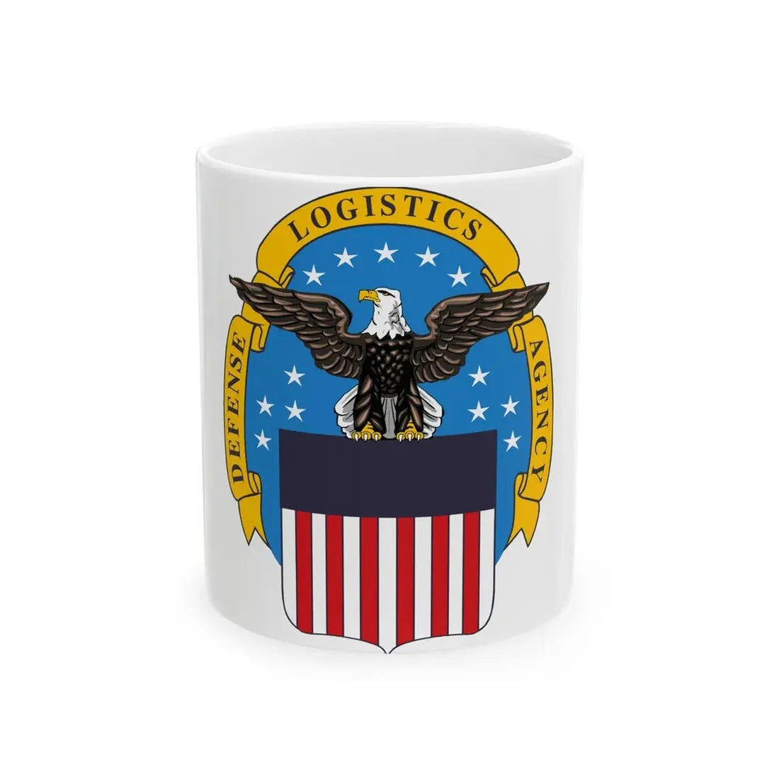 Seal of the Defense Logistics Agency - White Coffee Mug 11oz - Go Mug Yourself