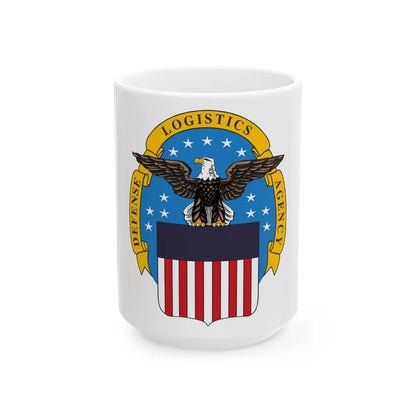 Seal of the Defense Logistics Agency - White Coffee Mug-15oz-Go Mug Yourself