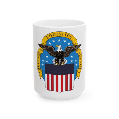 Seal of the Defense Logistics Agency - White Coffee Mug 15oz - Go Mug Yourself