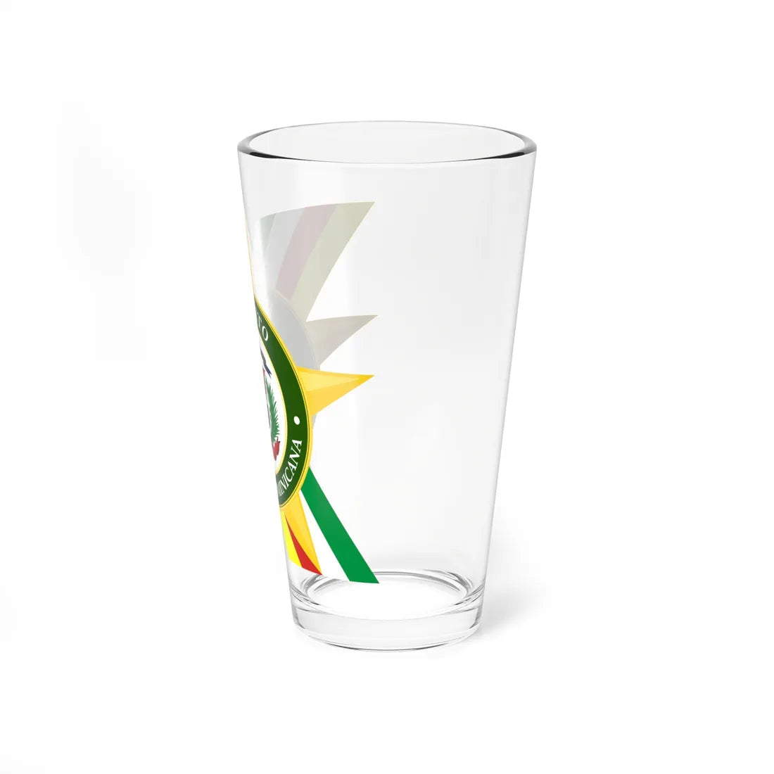 Seal of the Dominican Army (Dominica) (Coat of Arms) Pint Glass 16oz - Go Mug Yourself
