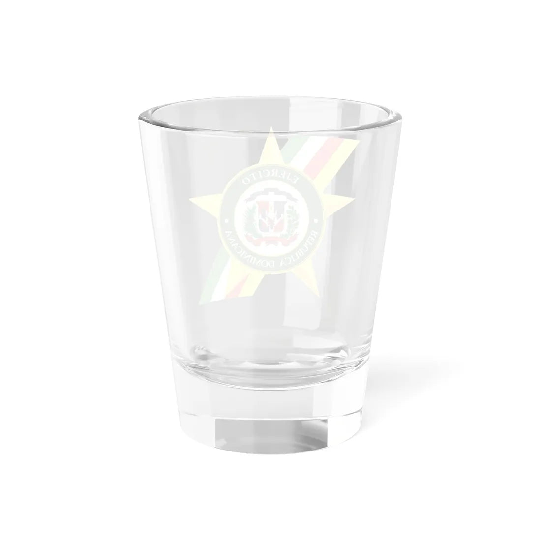 Seal of the Dominican Army (Dominica) (Coat of Arms) Shot Glass 1.5oz - Go Mug Yourself