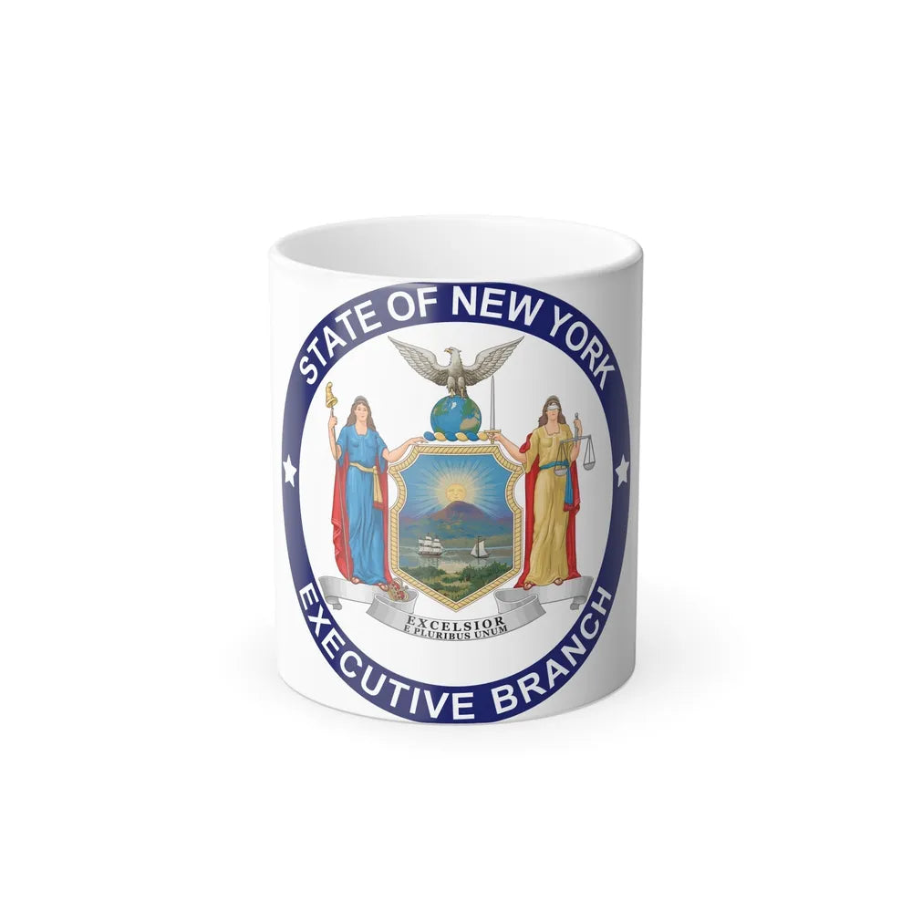 Seal of the Executive Branch of New York - Color Changing Mug 11oz-11oz-Go Mug Yourself