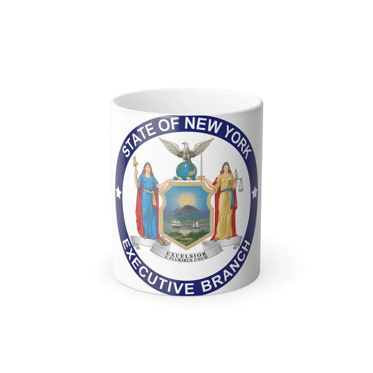 Seal of the Executive Branch of New York - Color Changing Mug 11oz-11oz-Go Mug Yourself