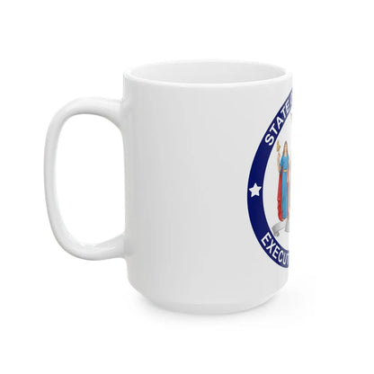 Seal of the Executive Branch of New York - White Coffee Mug-Go Mug Yourself