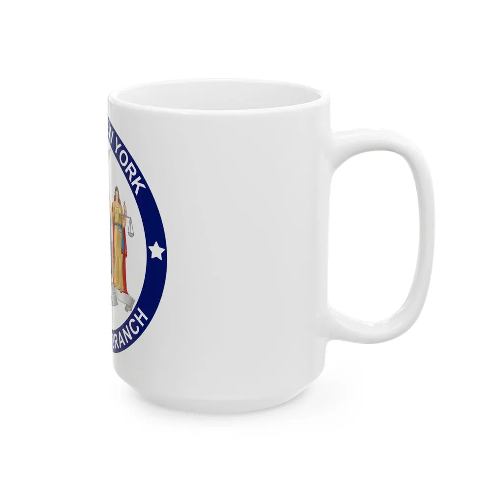 Seal of the Executive Branch of New York - White Coffee Mug-Go Mug Yourself