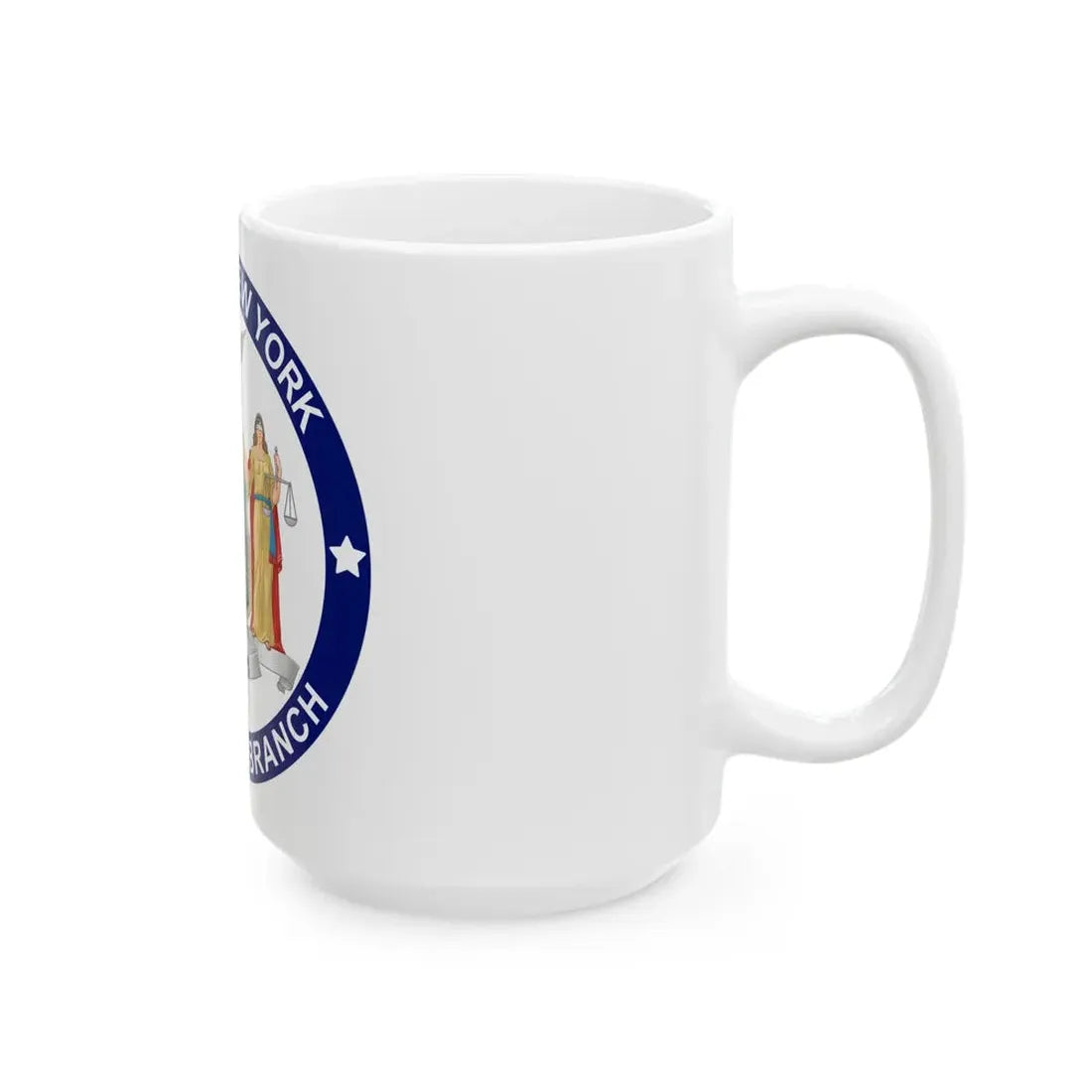 Seal of the Executive Branch of New York - White Coffee Mug - Go Mug Yourself