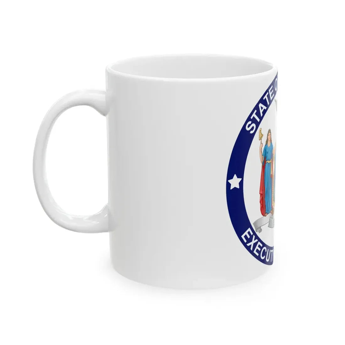 Seal of the Executive Branch of New York - White Coffee Mug - Go Mug Yourself