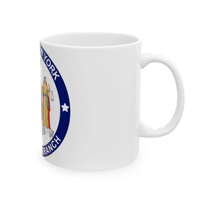 Seal of the Executive Branch of New York - White Coffee Mug-Go Mug Yourself