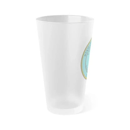 Seal of the Executive Department of Washington - Frosted Pint Glass 16oz - Go Mug Yourself