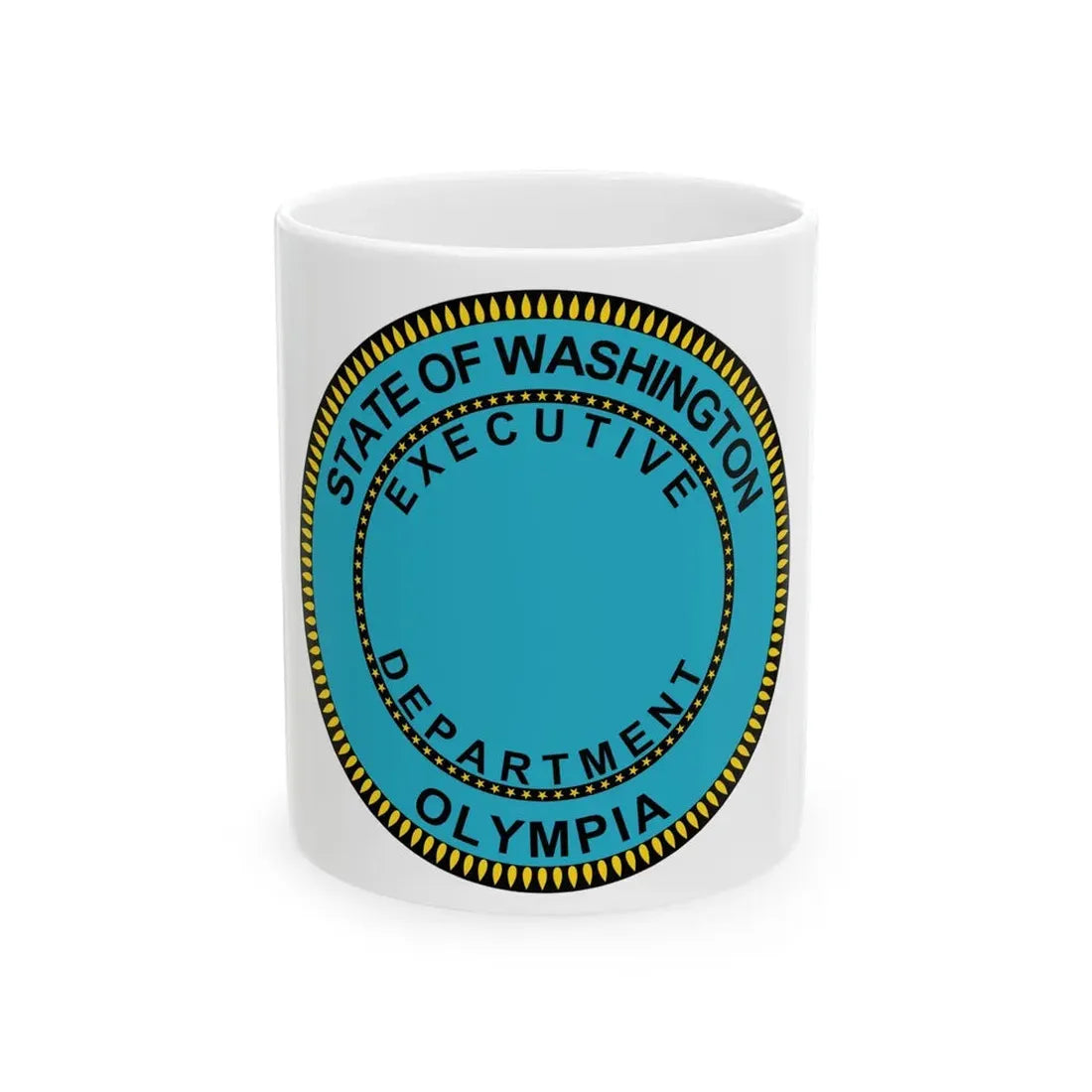 Seal of the Executive Department of Washington - White Coffee Mug 11oz - Go Mug Yourself