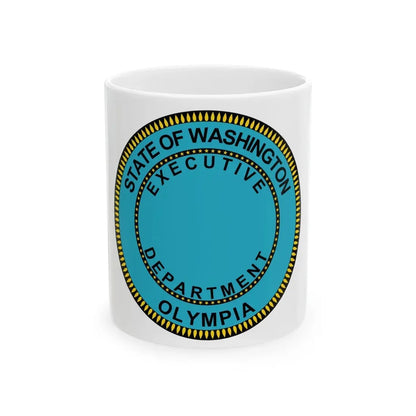 Seal of the Executive Department of Washington - White Coffee Mug 11oz - Go Mug Yourself