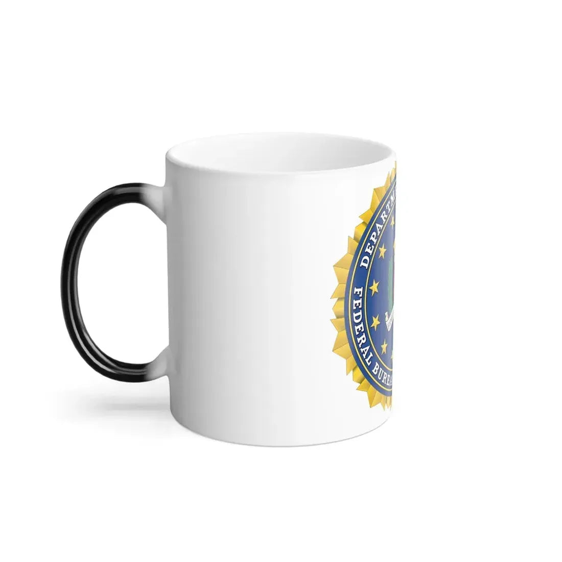 Seal of the Federal Bureau of Investigation - Color Changing Coffee Mug - Go Mug Yourself