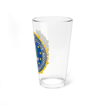 Seal of the Federal Bureau of Investigation - Pint Glass 16oz-Go Mug Yourself