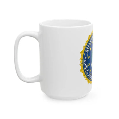 Seal of the Federal Bureau of Investigation - White Coffee Mug - Go Mug Yourself