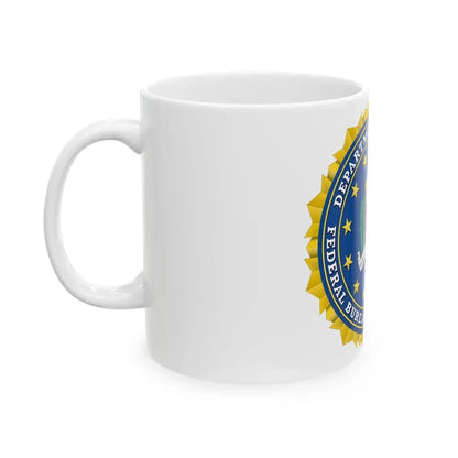 Seal of the Federal Bureau of Investigation - White Coffee Mug - Go Mug Yourself