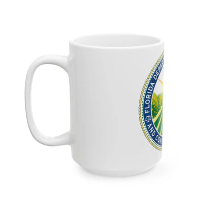 Seal of the Florida Department of Agriculture - White Coffee Mug-Go Mug Yourself