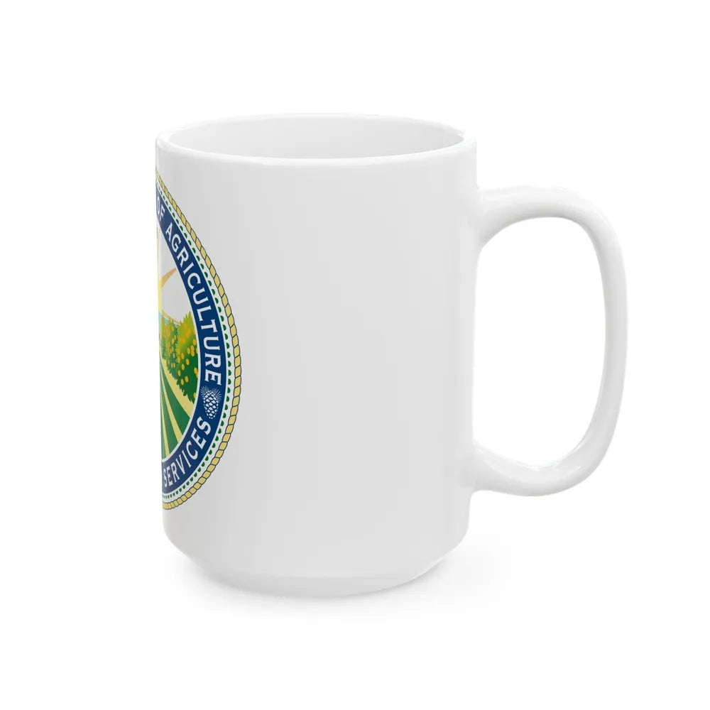 Seal of the Florida Department of Agriculture - White Coffee Mug-Go Mug Yourself