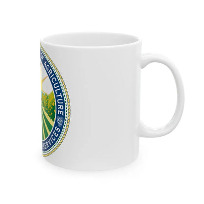 Seal of the Florida Department of Agriculture - White Coffee Mug-Go Mug Yourself