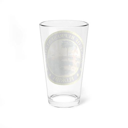 Seal of the Florida House of Representatives - Pint Glass 16oz-Go Mug Yourself