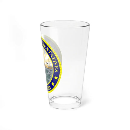 Seal of the Florida House of Representatives - Pint Glass 16oz-Go Mug Yourself