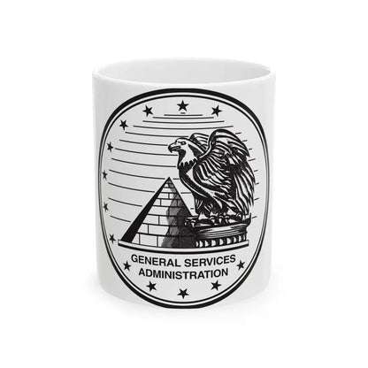 Seal of the General Services Administration - White Coffee Mug 11oz - Go Mug Yourself