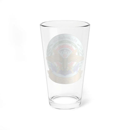 Seal of the General Staff of the Armed Forces of the Islamic Republic of Iran (Iran) (Coat of Arms) Pint Glass 16oz - Go Mug Yourself