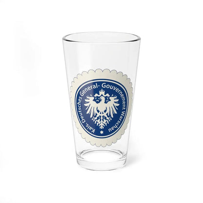 Seal of the Government-General of Warsaw - Pint Glass 16oz 16oz - Go Mug Yourself