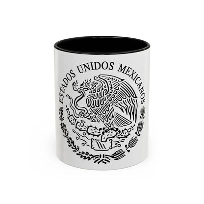Seal of the Government of Mexico 2 - Accent Coffee Mug 11oz Black - Go Mug Yourself