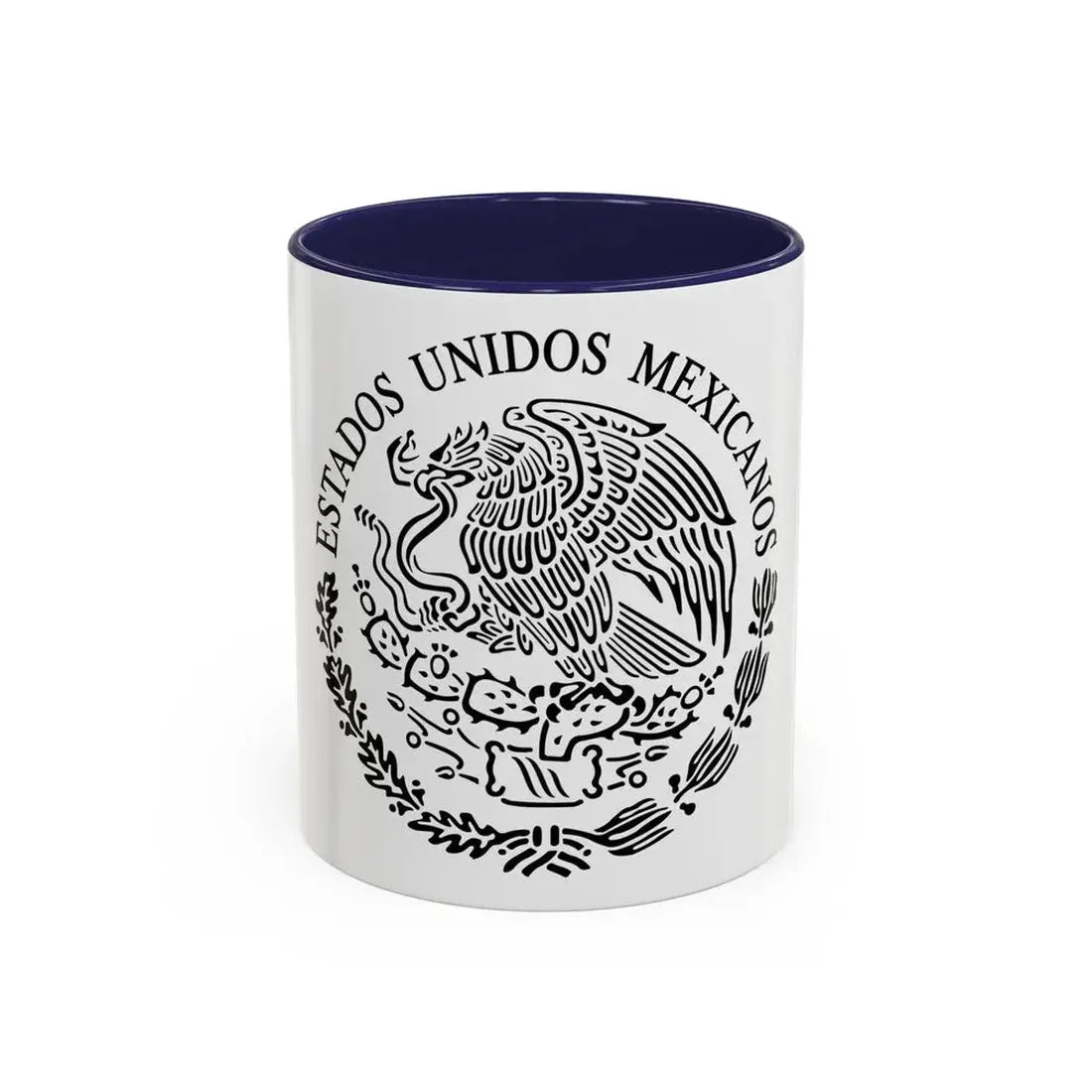 Seal of the Government of Mexico 2 - Accent Coffee Mug 11oz Navy - Go Mug Yourself
